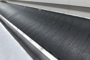 Conveyor belt in airport